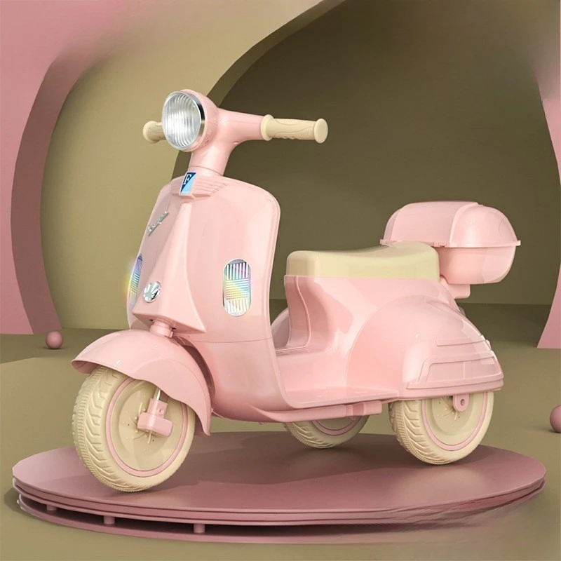 ‌ Motocykl elektryczny dla dzieci 6 V z pilotem Podwójna bateria Samochód do jazdy dla chłopców i dziewcząt w wieku 1-6 lat Konstrukcja zapobiegająca przewróceniu Super żywotność baterii ‌