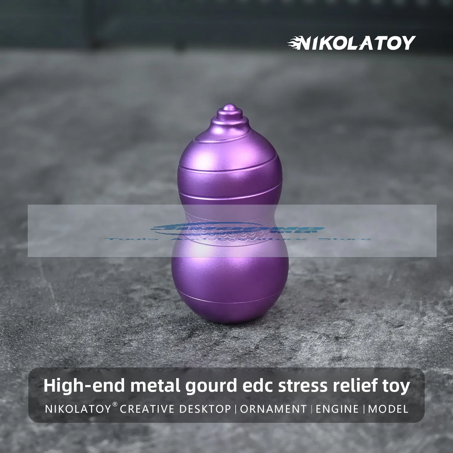 

NIKOLATOY high-end metal EDC gourd hand play decompression toy