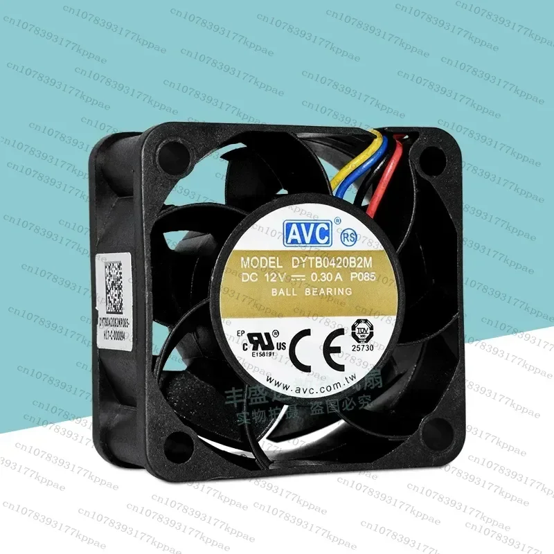 1PCS for DYTB0420B2M for AVC 4020 12V 0.30A Large Air Volume 4 Wire PWM Speed Regulation Cooling Fan 4CM