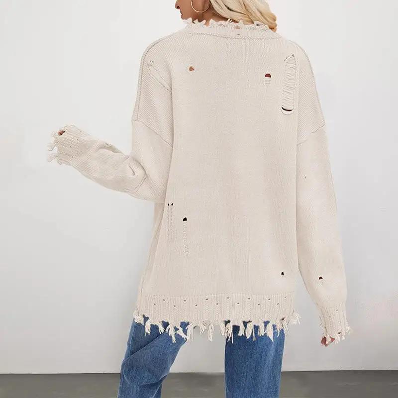 

Faionable round Ne Sweater Thiened Long Sve Women's Knitwear Independent Day Festival S New Arrival 2025 Autumn S...