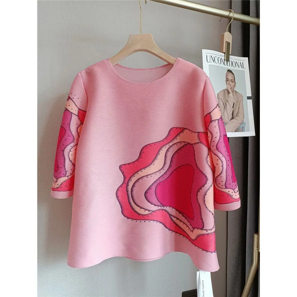 Pullover Hot Diamond Top 2023 Autumn New Fashion Loose Fit  women clothing  vintage clothes  harajuku  tops