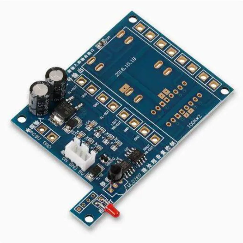 For remote control volume - audio amplifier front DIY microcomputer volume control board