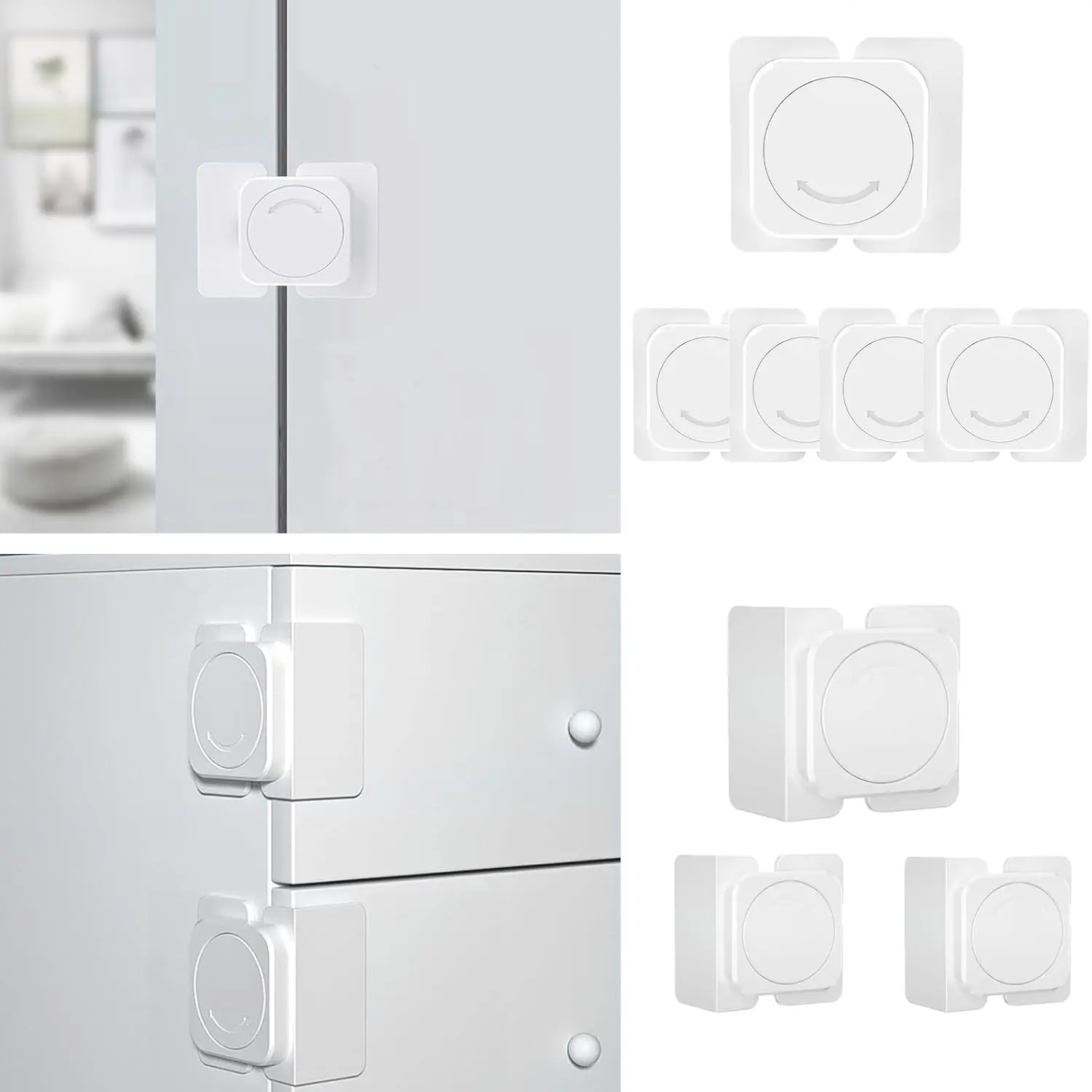 Child Safety Locks for Cabinets Drawers And Refrigerators Easy Install Cabinet Locks for Babies Kids And Toddlers Proofing