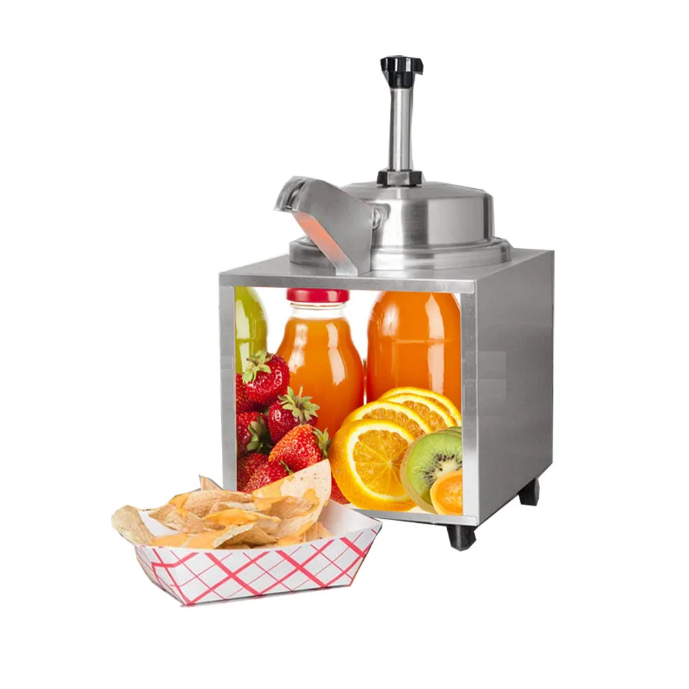 

Commercial Cheese Machine Dispenser Electric Hanging Stainless Steel Sauce Dispenser Warmer With Pump