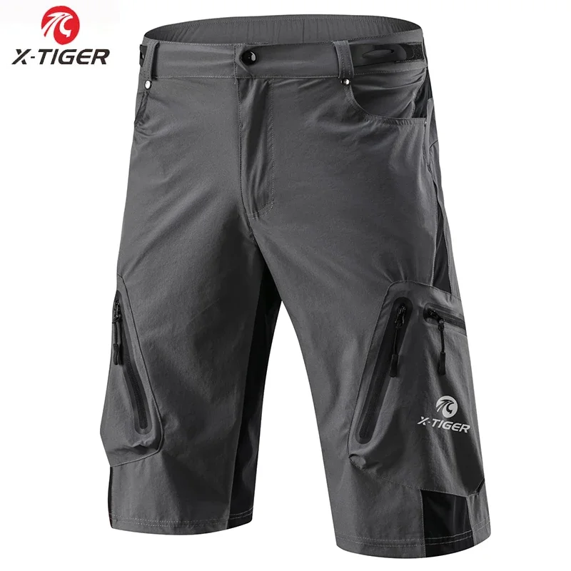 X-TIGER Mountainbike-Shorts Herren Sommer-MTB-Fahrradshorts Outdoor-Klettershorts Multi-Pocket-Mountain-Arbeitsshorts 3
