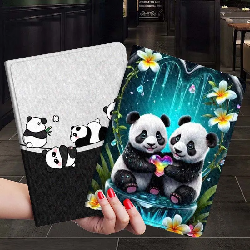 

Art Cartoon Cute Panda Gift For Xiaoxin Lenovo Tab P12 Extreme Legion Y900 Idea Pro GT 12.1 2025 Foldable Tablet Case