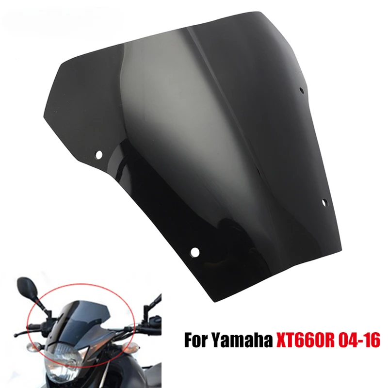 Motorcycle Front Wind Shield Screen Deflectors For Yamaha XT660X XT 660X 660R 660 X R XT660R 2004-2012 2013 2014 2015 2016