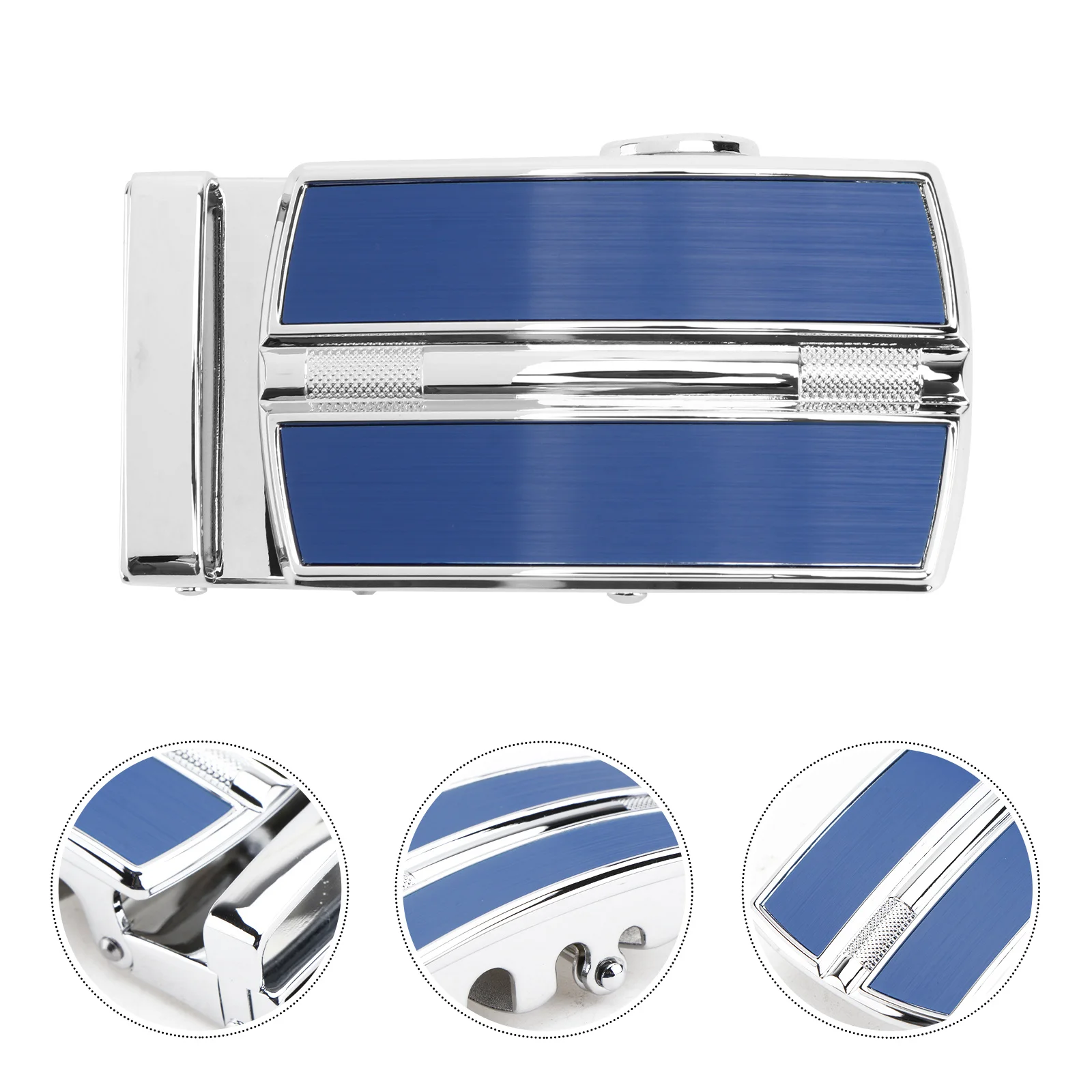 1 قطعة مشبك حزام سبائك الزنك دائم سطح أملس التصميم الكلاسيكي السحابة التلقائية للرجال الجينز حزام الإكسسوارات #5