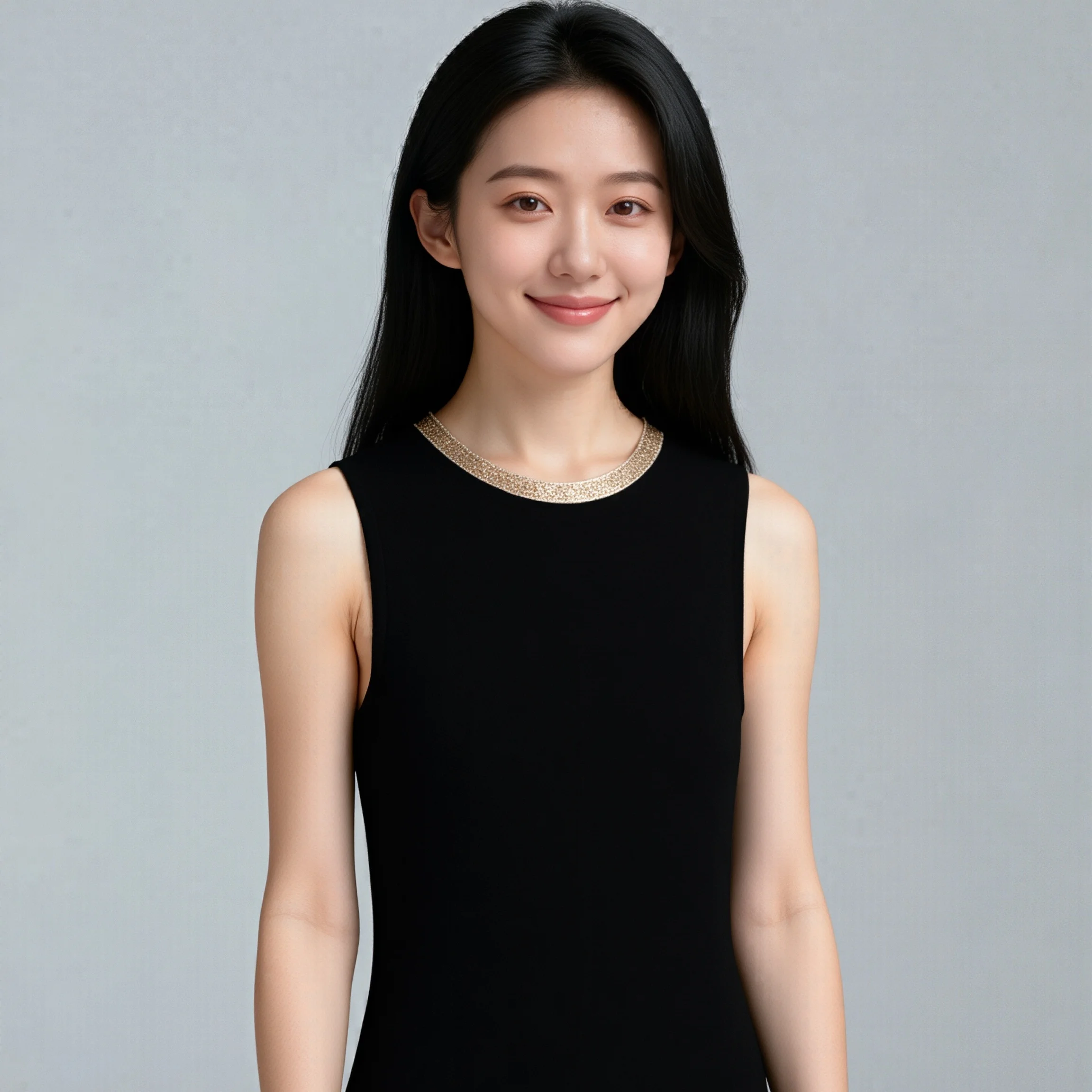 New Summer Women's Elegant Ruffle Trim Contrast Knit Dress