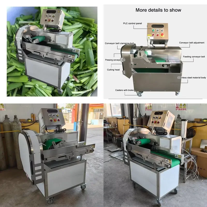 

2026 Commercial Leafy Vegetable Cutting Machine Spinach and Celery Cutter Multi-function Cheap Price