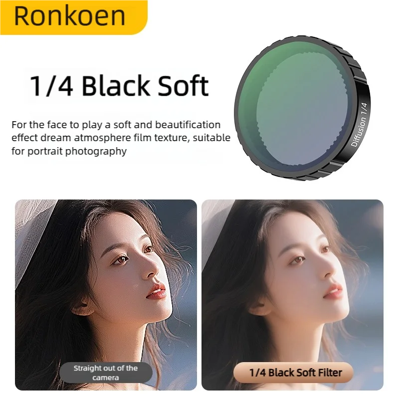 Ronkoen ND CPL Filter voor DJI OSMO Action4/5Pro Actie Camera Accessoires CPL ND8 ND16 ND32 Lens Set Aluminium frame