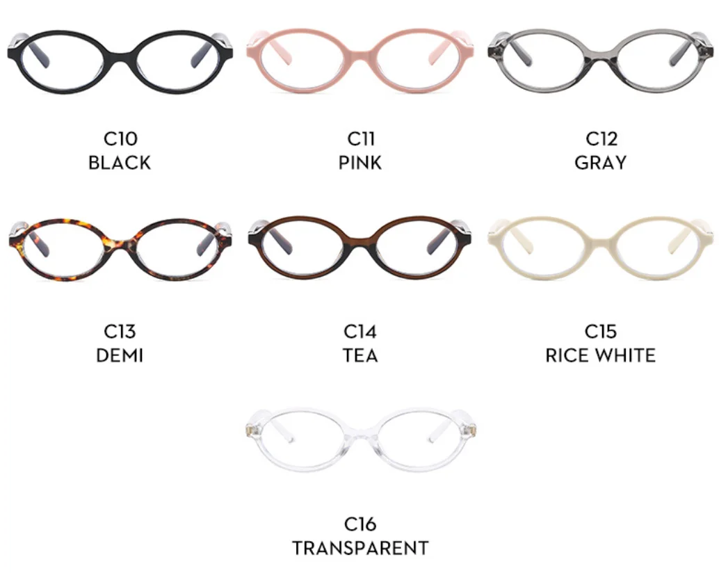Oval Shape Women's Reading Glasses Frame Luxury Brand Vintage Retro Leopard Eyeglasses Men Anti Blue Light Presbyopia Eyewear