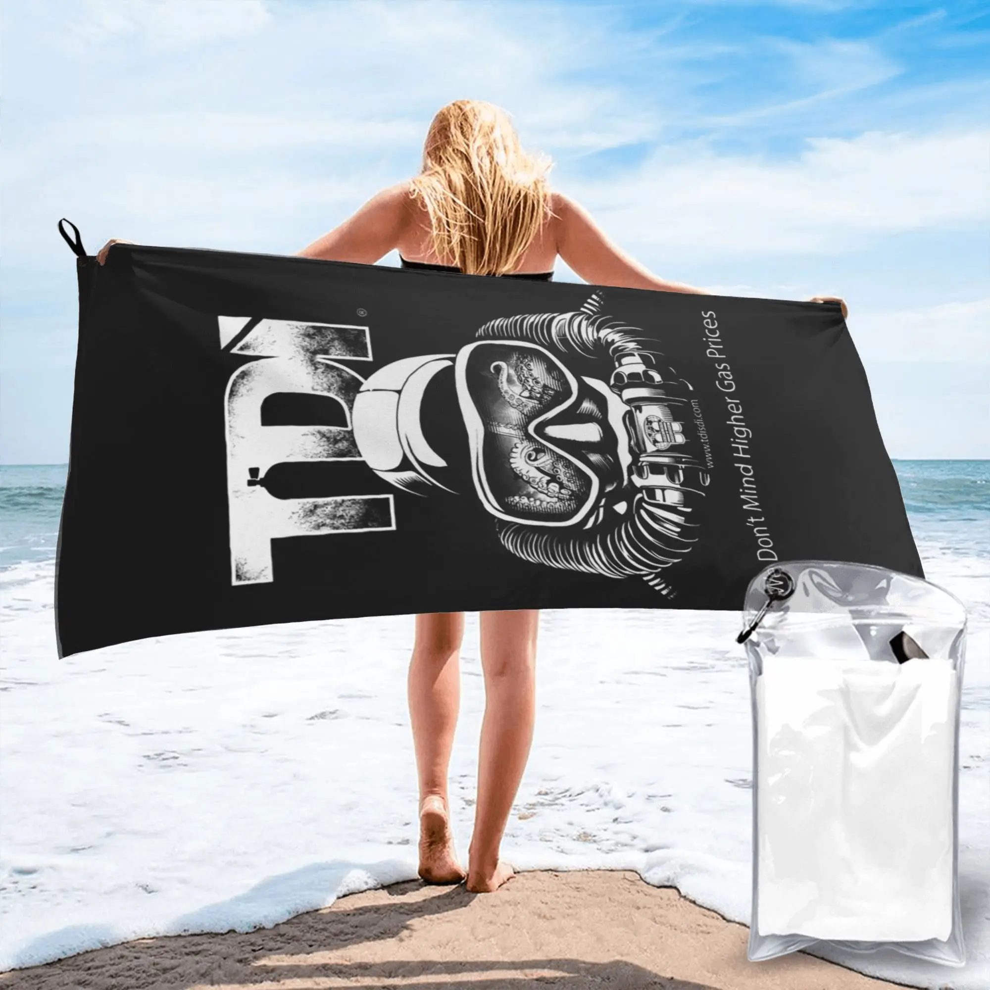Dive Scuba Diving - Helmet Basic Beach Towel Soft Microfiber Quick Dry Absorbent Quick Towels For Swimming