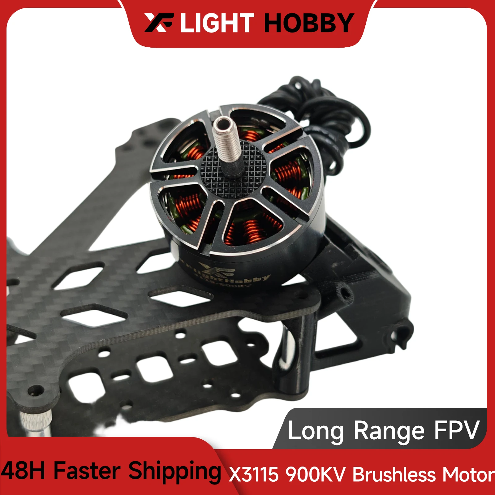 

Xflight Hobby 1/4pcs 3115 900KV Brushless Motor 3-6S Lipo for Long Range Cinelifter Drones X-Class FPV Racing Quadcopter