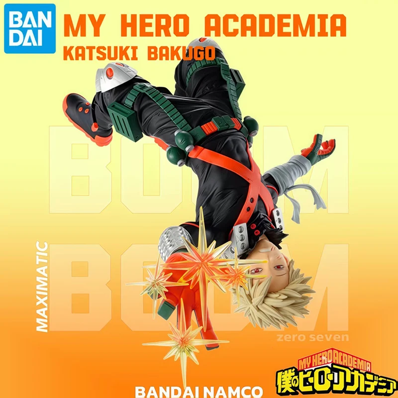 

Genuine BANDAI NAMCO BANPRESTO My Hero Academia MAXIMATIC Katsuki Bakugo PVC Figure Collector Figurine Toy Desktop ornament gift