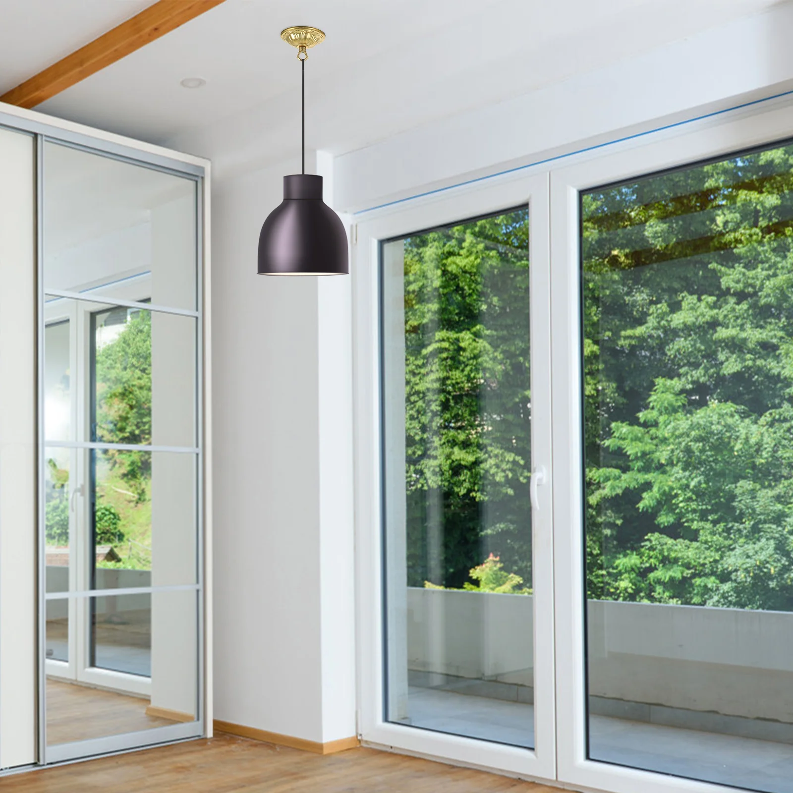 Component Lighting Hook Ceiling Chandelier Canopy Kit Pure Copper Hanging Plates Cover