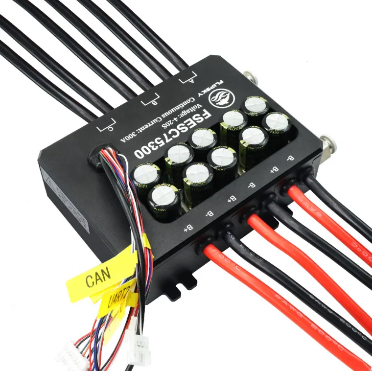 FLYSKY IP65 FSESC 75300 84V 350A ESC Base Vesc ABS Case Water Cooling Enclosure E-Foil Fighting Robot Surfboard 5.2 Firmware