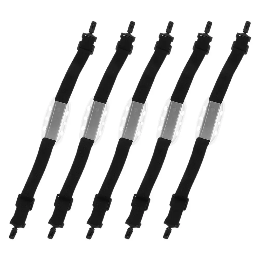 5Pcs Safety Hard Hat Chin Strap Elastic Adjustable Band Protective Buckle Universal Accessories for Construction Outdoor