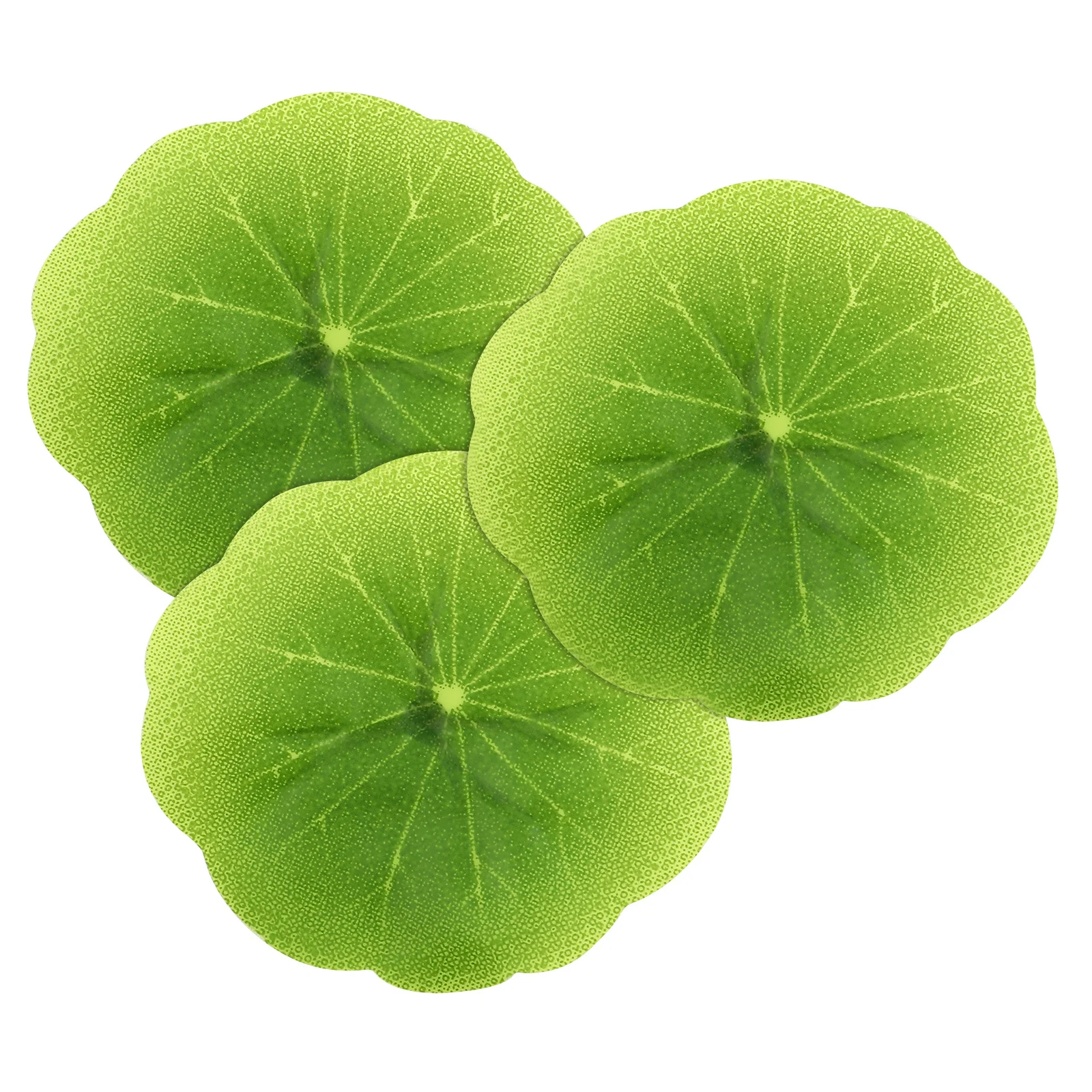 

30pcs Artificial Lotus Leaves Realistic Plastic Fake Lily Pads For Aquarium Fish Tank Pond Landscape Decorations