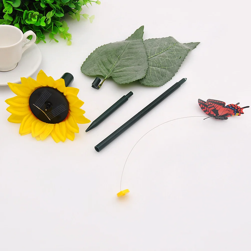 

Artificial Butterfly Solar LED Sunflower Lights Flowers Landscape Lighting Realistic Design Garden Decoration Outdoor Waterproof