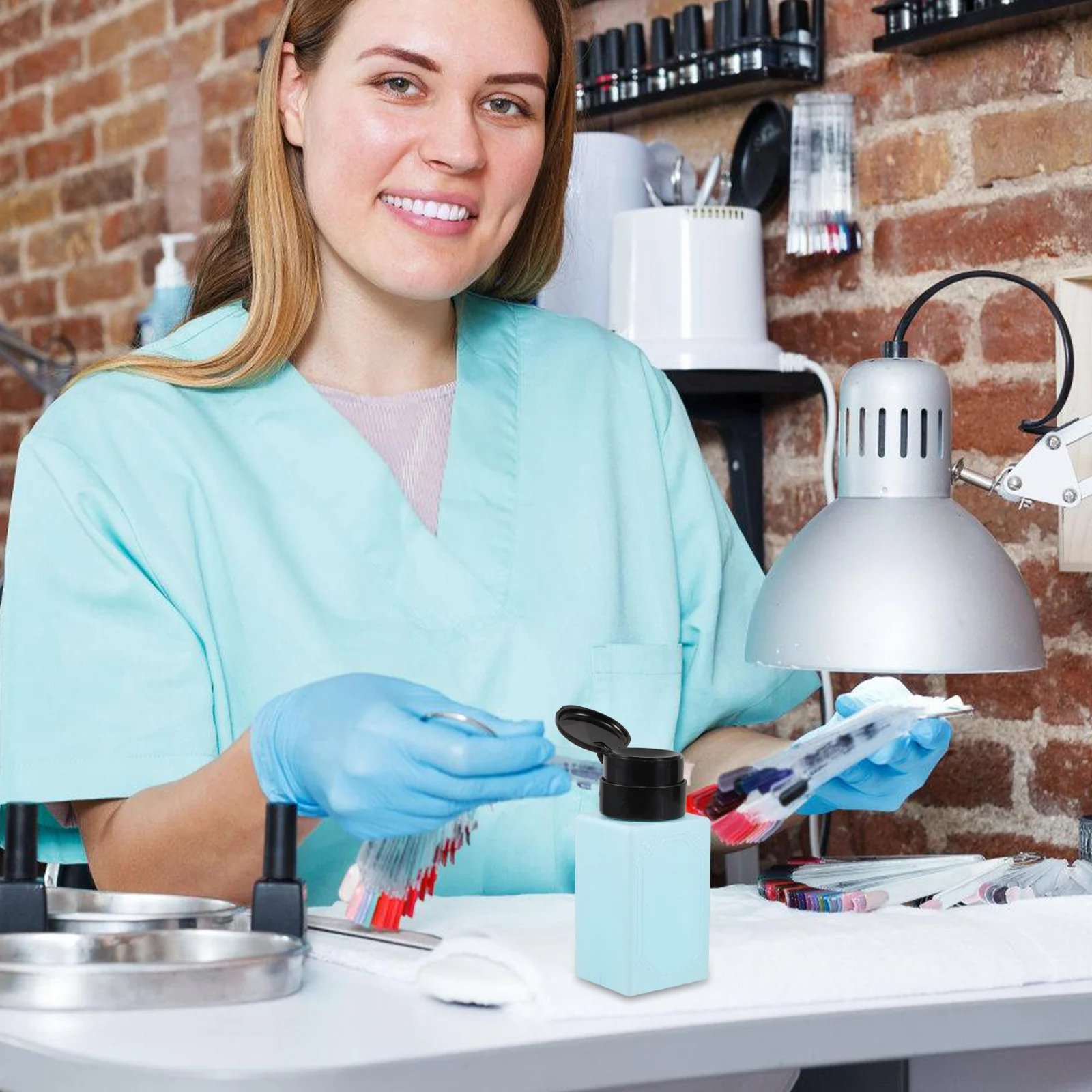 3 قطعة 220 مللي أدوات صالون الأظافر نظافة زجاجة ماء مضخة موزع لمزيل طلاء الأظافر مانيكير لوازم فارغة #4