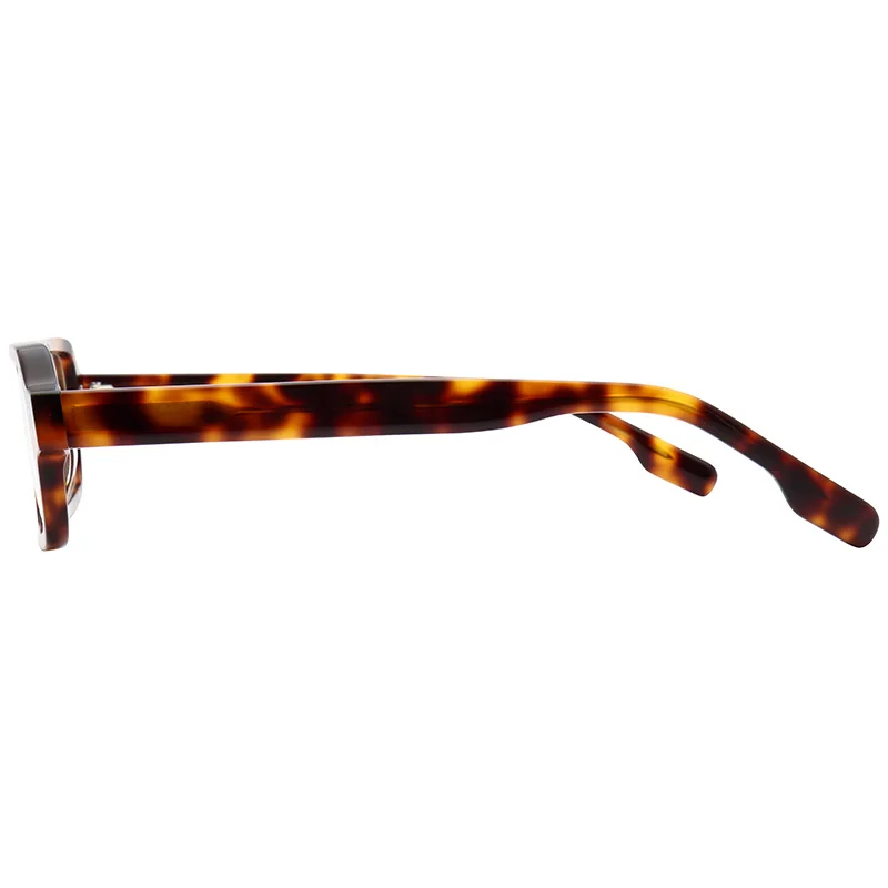 Retro Artistic Women's Optical Glasses Classic Rivet Design Acetate Rectangular Frame Fashionable Men's Decorative Glasses