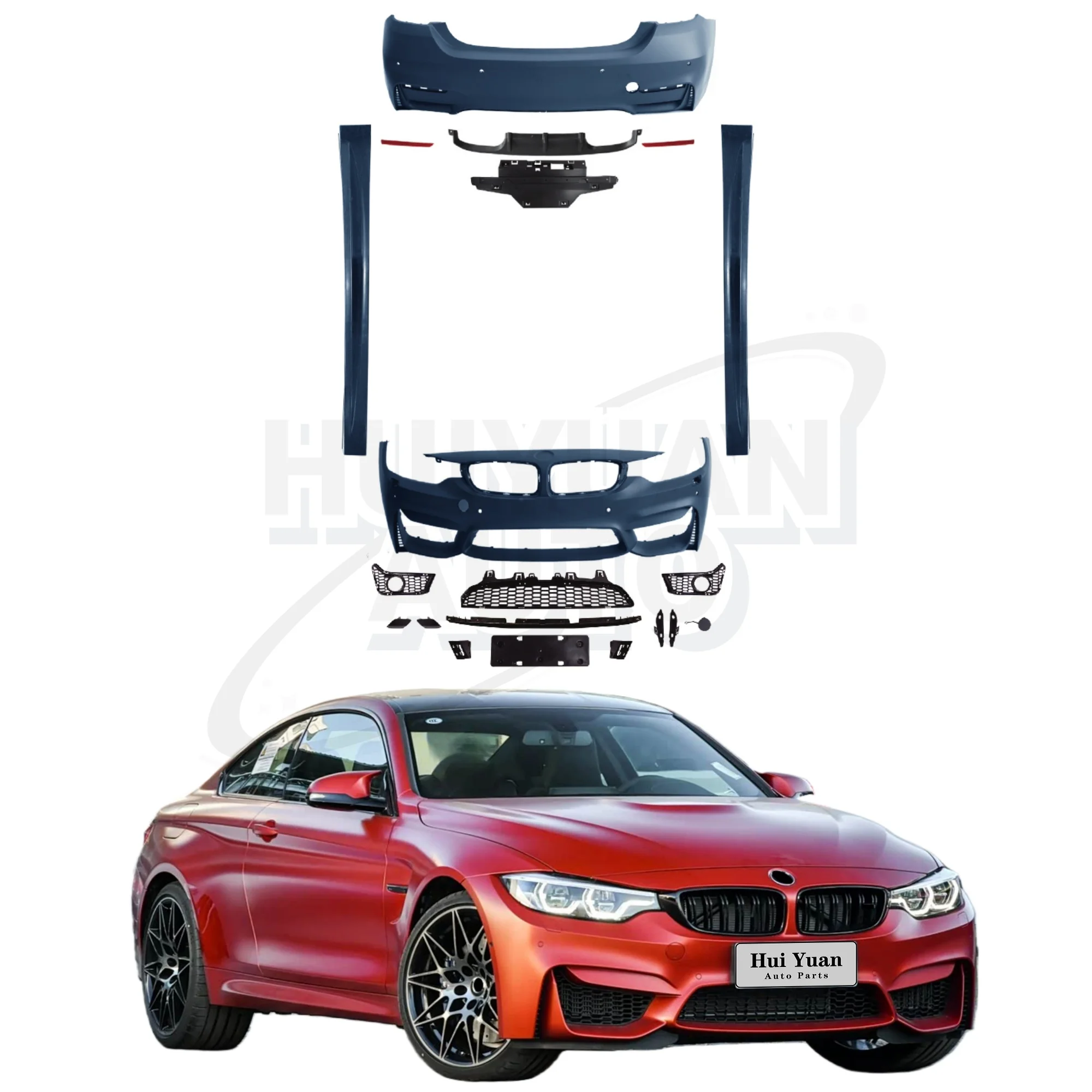 

Top Quality Car BodyKit for 4 Series F32 F36 2013-2020 Upgrade to M4 Style Front Rear Bumper Grille Side Skirt Rear Diffuser