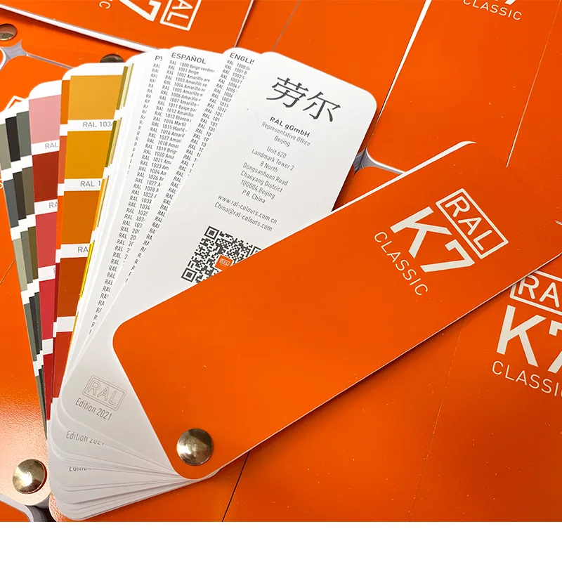 Original Germany RAL K7 international standard color card raul - paint coatings color card  for paint 213 colors with Gift Box