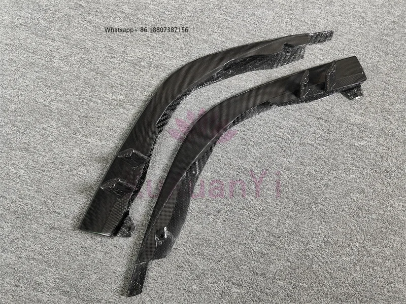 Dry Carbon Fiber N-style Front Bumper Corner Pack forFerrari F8 Tributo Spider Body Kit Front Middle and Rear Diffusers