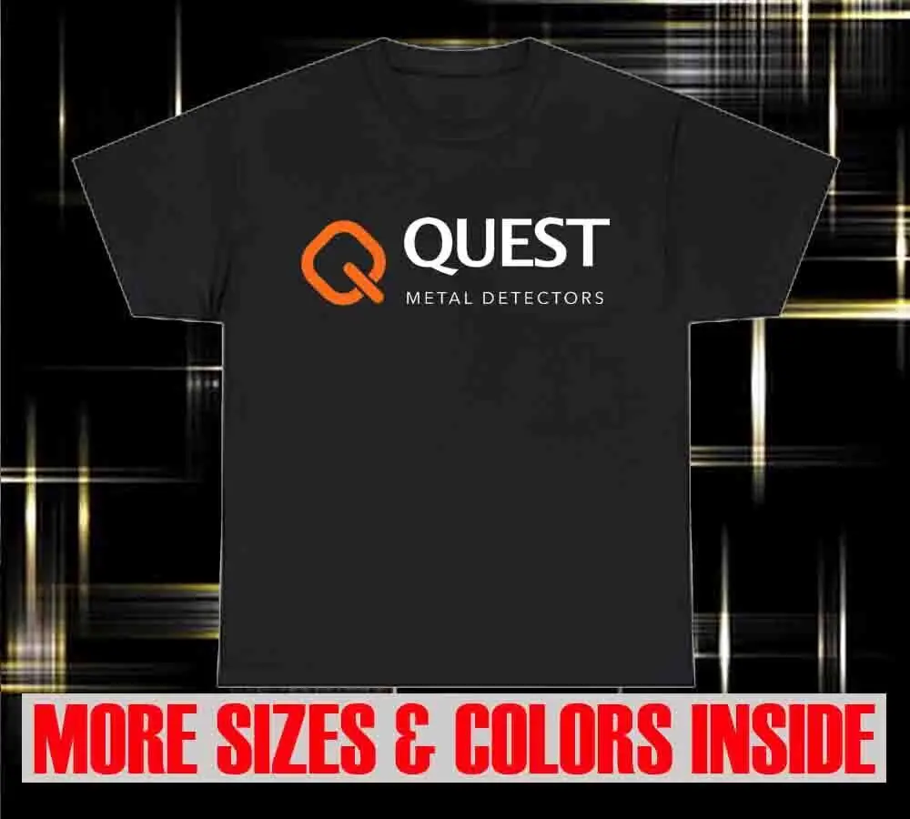 New Mens Quest Detectors Logo american Funny T-Shirt S-5XL