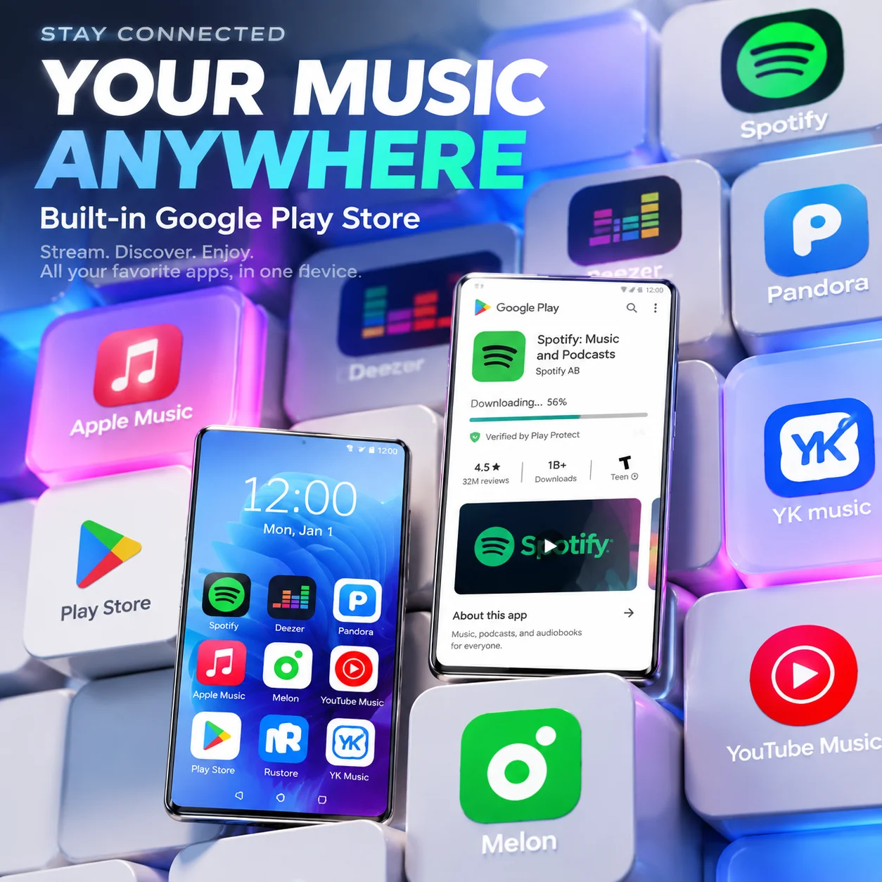 Pemutar MP3 MP4 Android IPS 4, - Digital Photo Frame Wifi ulasan dan harga