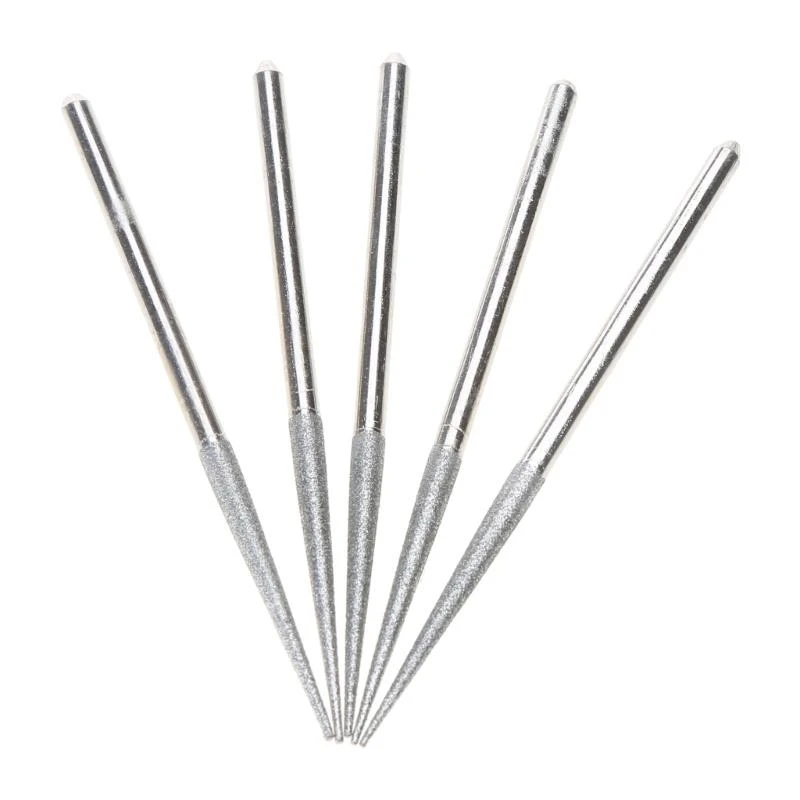 Diamond Extended Grinding Needle Cylindrical Tip Diamond 3mm Handle Drilling Needle Chain Chain Grinding for N84C
