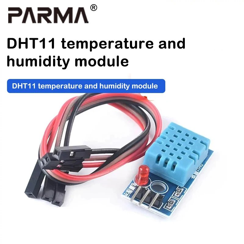 DHT11 humidity module, temperature and humidity module, sensor, digital switch with indicator light, supply DuPont wires