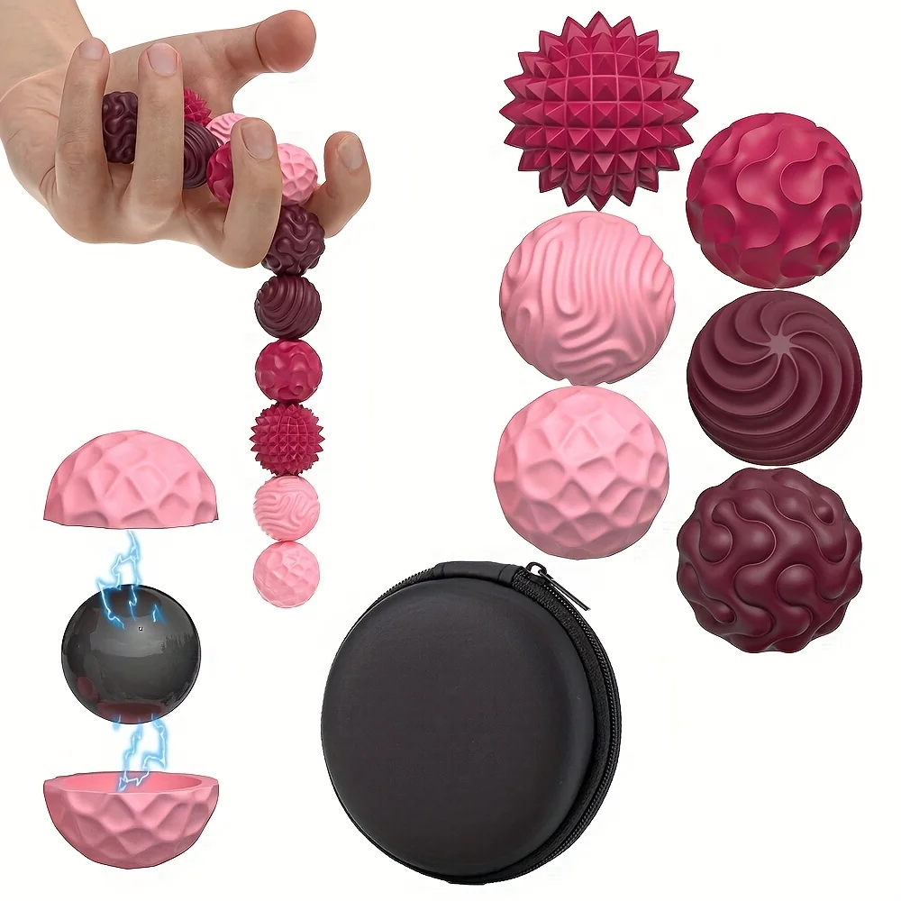 Boules magnétiques Fidget Toy, EDC Anti-Stress Relief Toy Antistress Anxiété Aimant sensoriel Fidgeting pour enfants adultes Autisme TDAH Cadeau