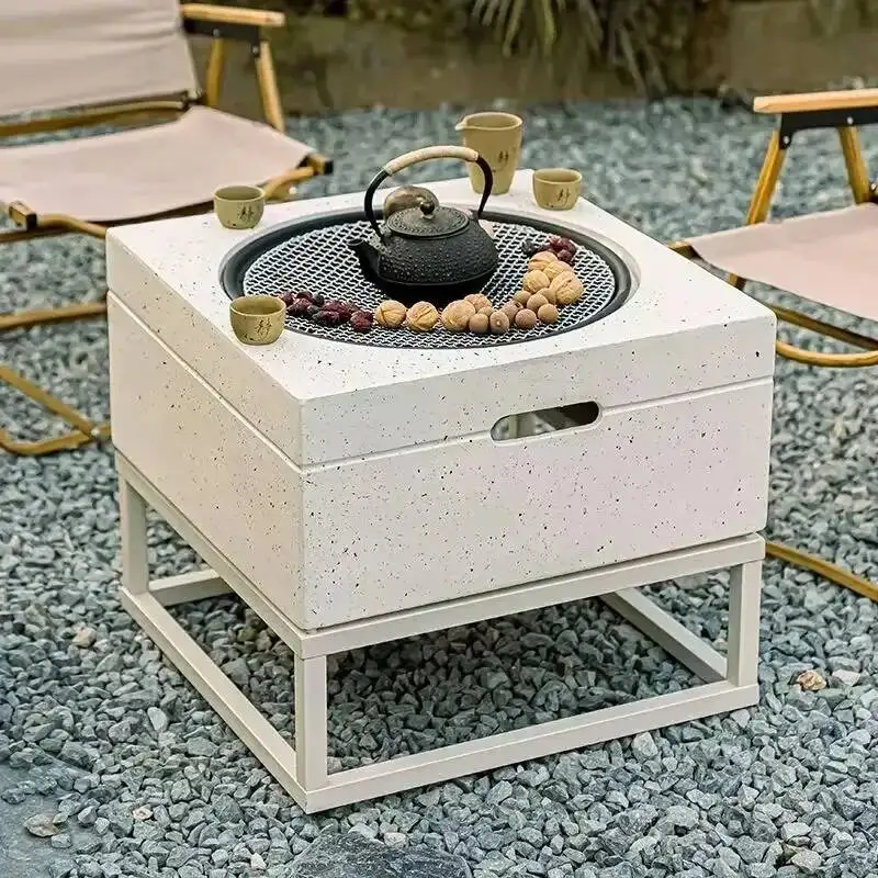 

Barbecue Outdoor Villa Heating Grill Yard Charcoal Table Household Bbq Cover