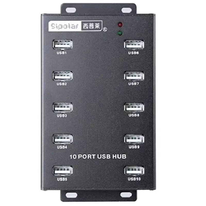 SIPOLAR Industrial USB HUB Syncs 10 Ports For Bitcoin Miner Cryptocurrency Mining Data Transfer Synchronization