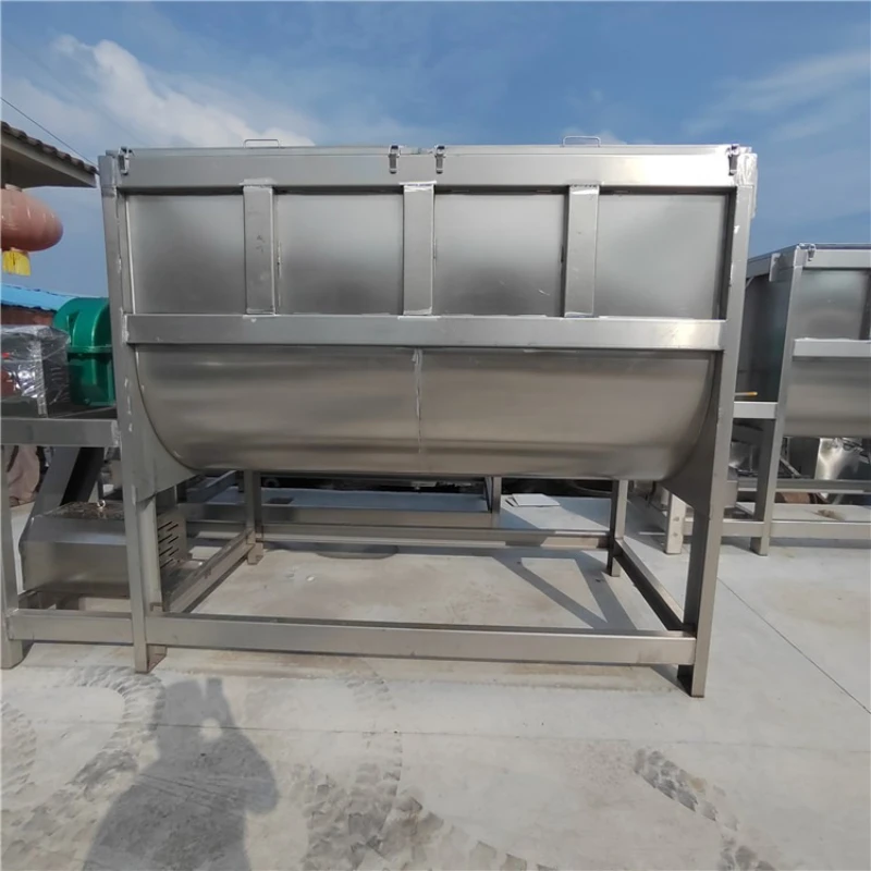 

Second-hand ribbon mixer, powder particle mixer, dry powder drying mixer, horizontal complete set of equipment