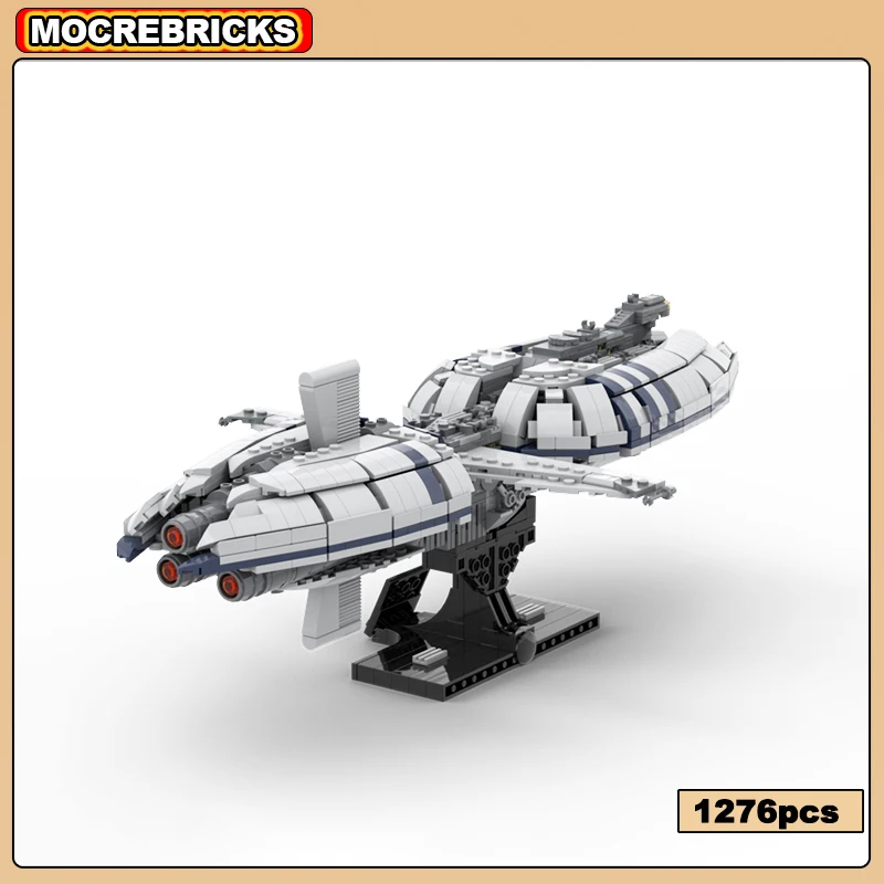 

MOC- 161433 Космическая пленка Munificent-class Star Frigate, строительные блоки, коллекционная модель, межзвездный корабль, кирпичные игрушки, подарок для детей