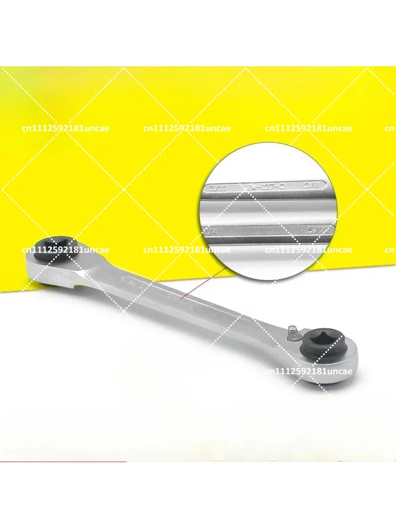 Ratchet Wrench for Maintenance Angle Valve of Refrigeration Air Conditioning Compressor SW-127-OFFSET SW-127-C