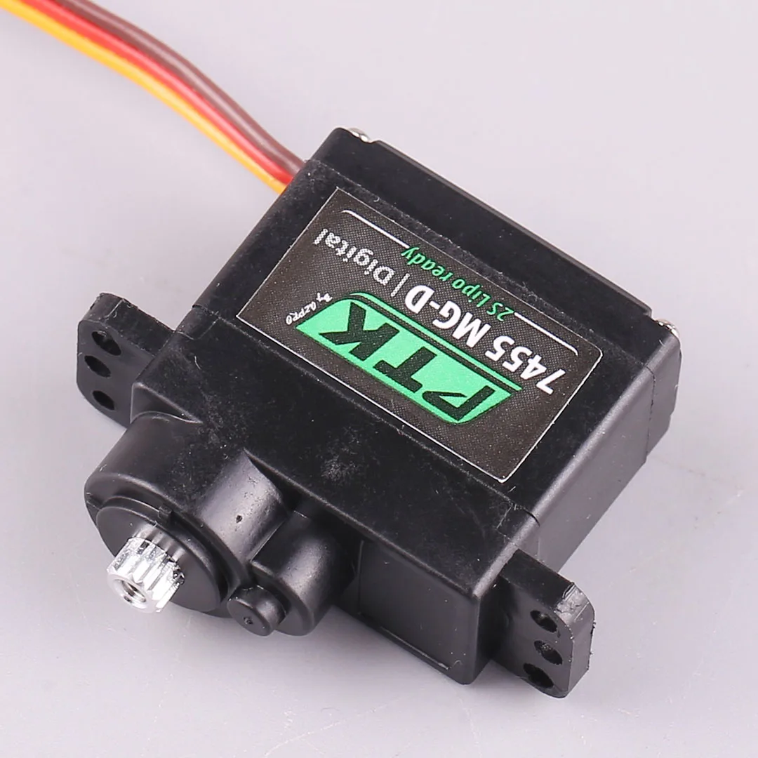 PTK 7455MG-D 12g Digital Servo Metal Gear for EPP F3P Glider RC Car Helicopter Airplane - Hitec HS-65 Level Performance