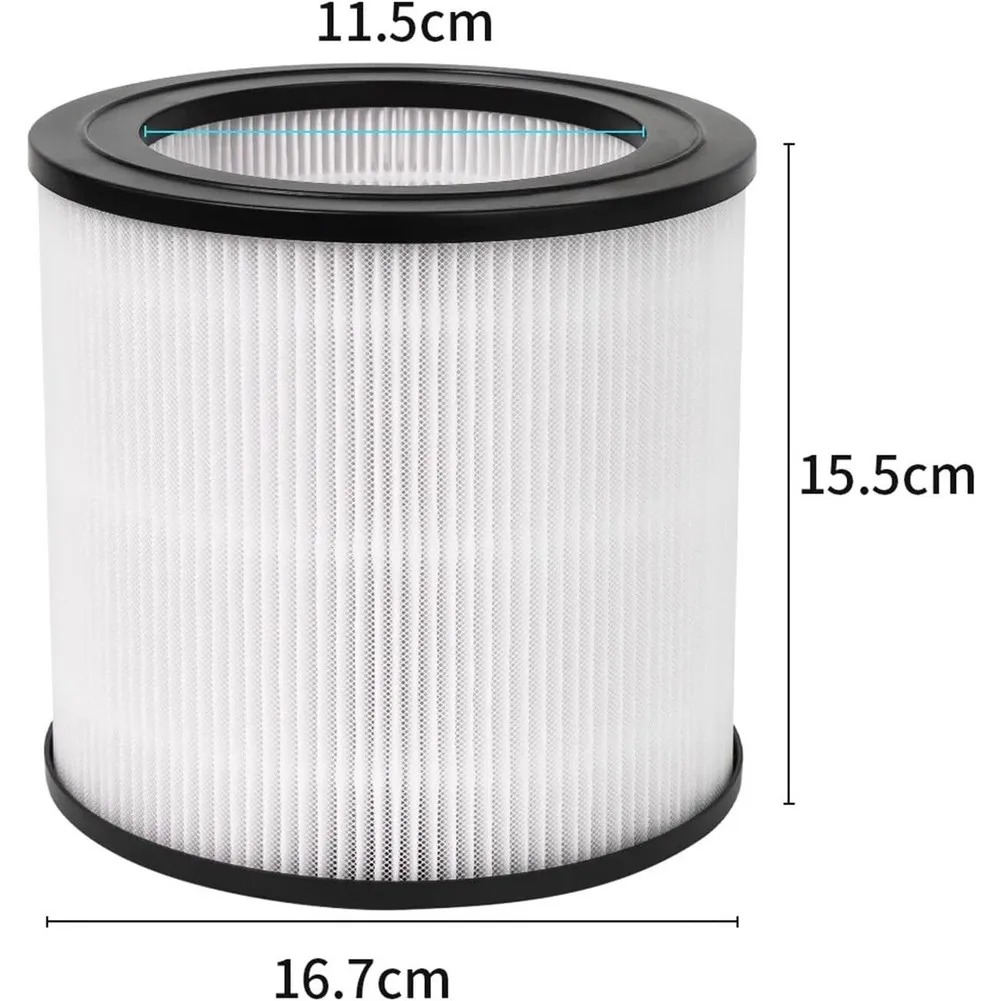 FY061130 2-Pack HEPA for 600 Series Purifiers AC065010 AC065110 H13 Filtration Level Nylon Pre Filter 16.7x16.7x31cm