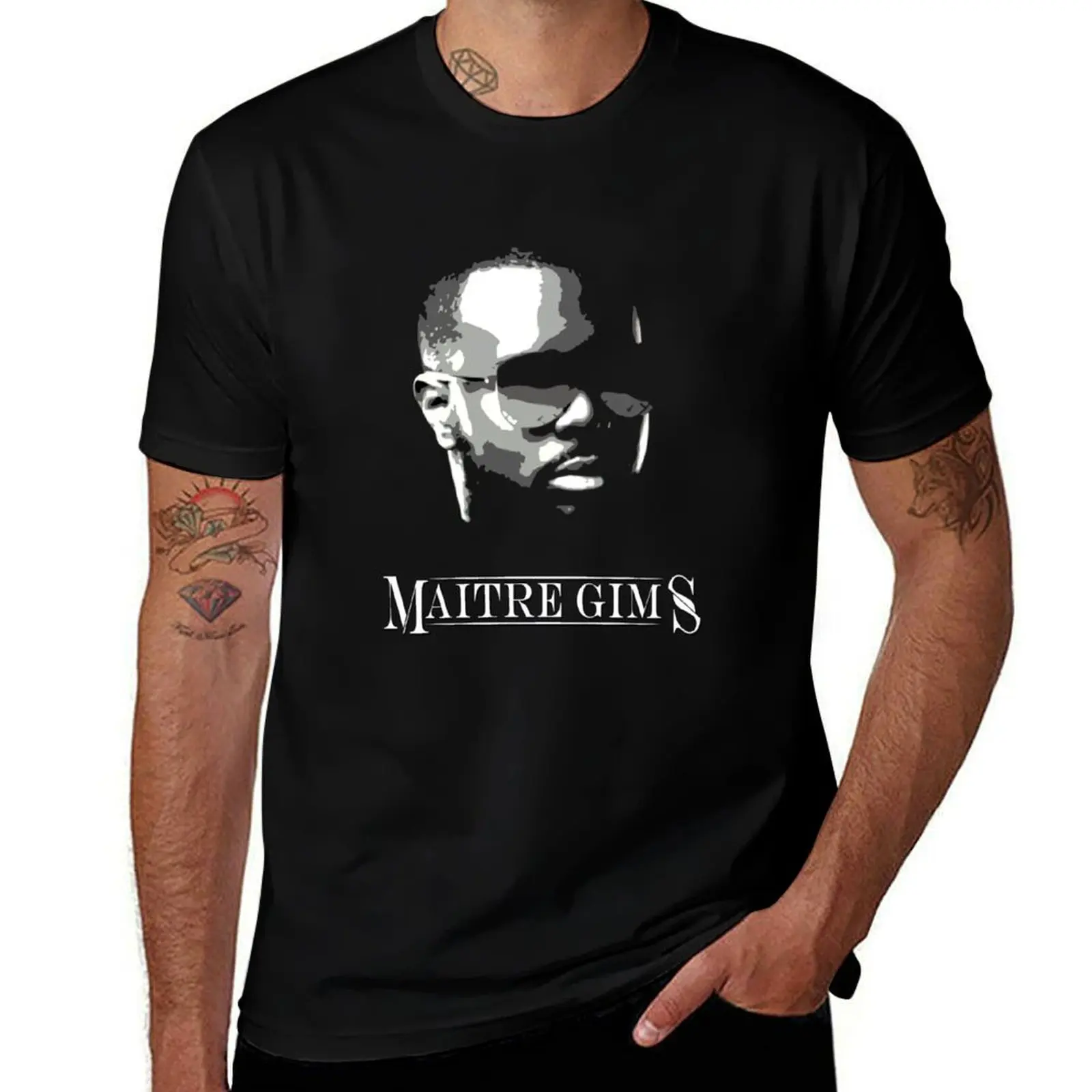

BLACK MAITRE GIMS T-Shirt t shirts for man pack cotton man t shirt cotton t shirts with prints T-Shirt
