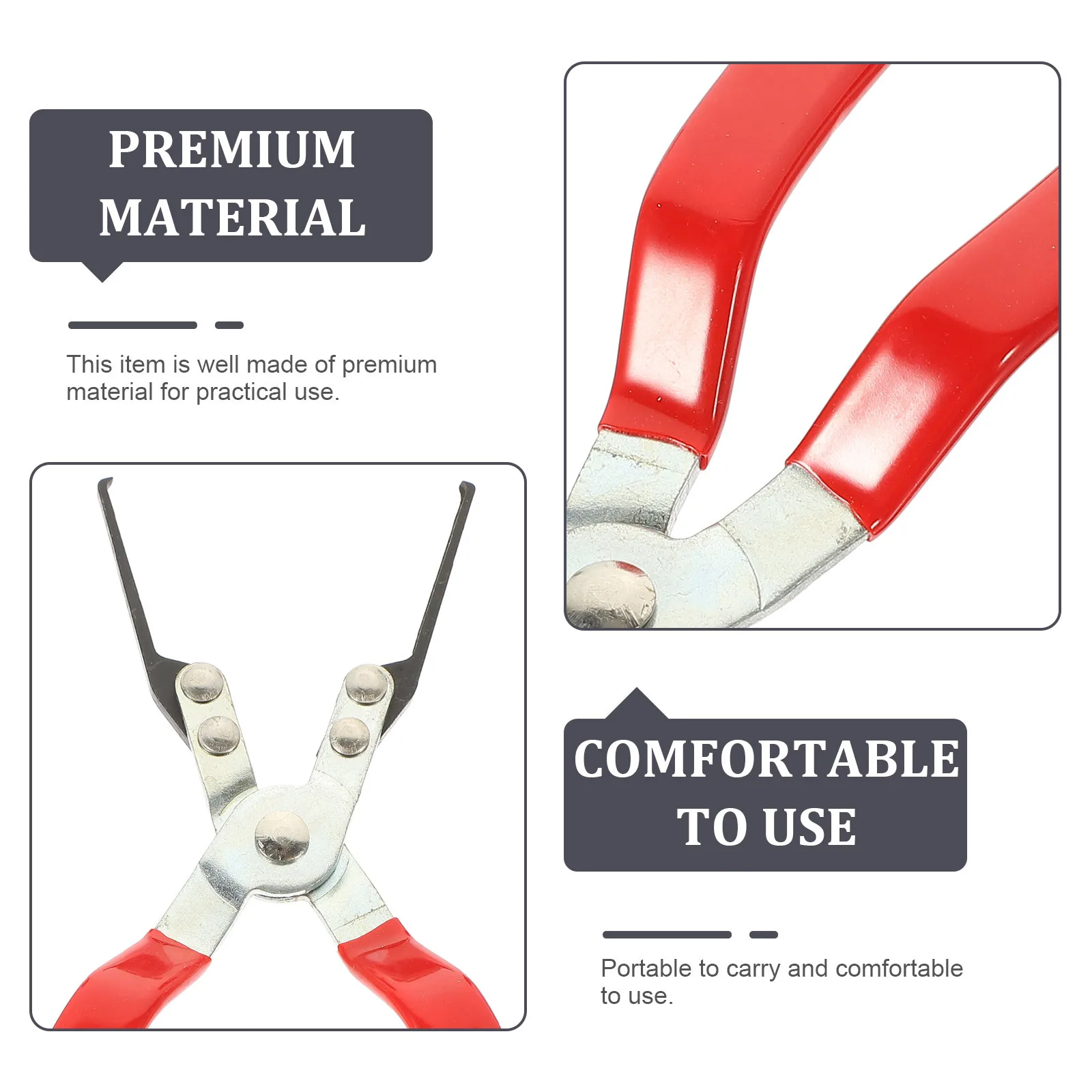 

Removal Pliers Grey Durable Metal Fuse Extractor Tool For Car Auto Repair Fuse Clamp Pliers Set Clamp Hand Tool Set