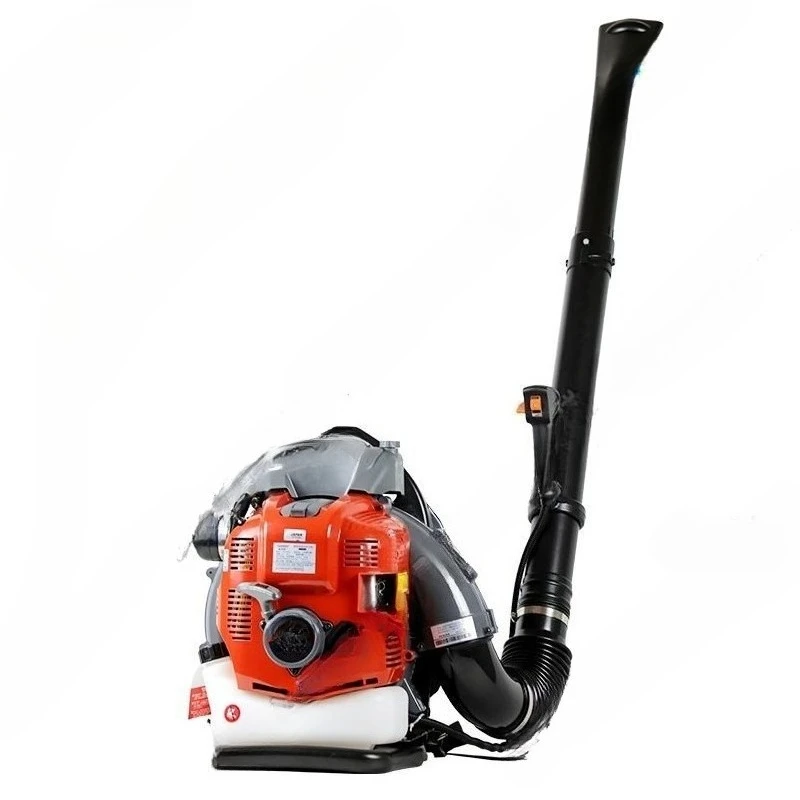 Knapsack hair dryer forest road blowing stone slag