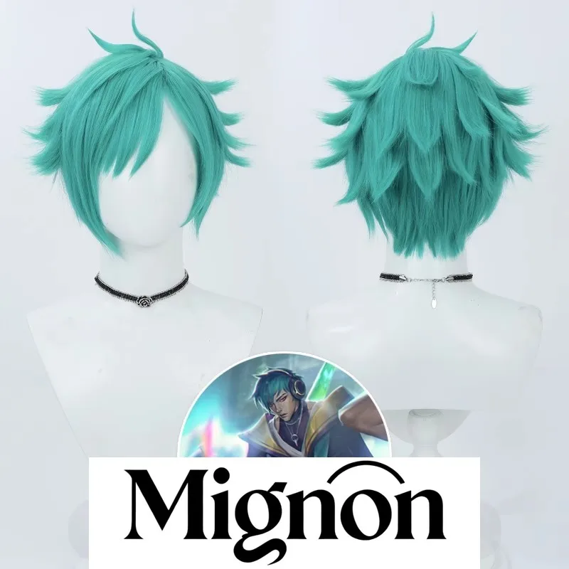 

Миньон СЕРДЦЕ СТЕЛЬ Афлиос, парик для косплея, многослойные короткие волосы, подарок на Хэллоуин