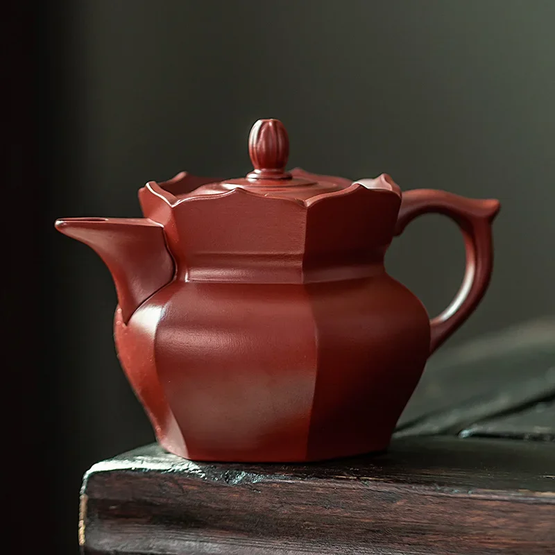 High-quality Purple Sand Pot, Handmade by Famous Masters, Authentic Monk Hat Pot, Zhuni Bubble Teapot, Household Kung Fu Tea Set