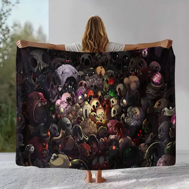 Game The Binding Of Isaac Soft Flannel Throw Blanket,Cozy Warm Blanket for Bed,Sofa,Living Room,Picnic,Camping,Home Decor,Gift
