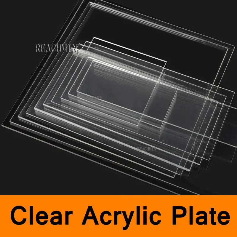 Clear Acrylic Perspex Sheet PU Plastic Panel Transparent Sawn Cut Panels Shatter Resistant Clay Pottery Sculpture Tool Workbench