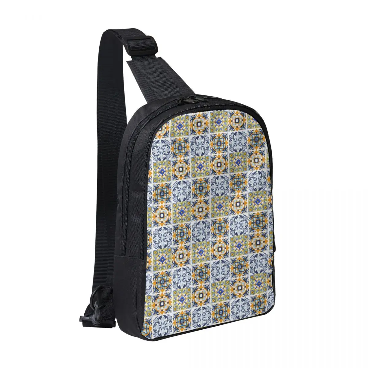 

Copy Of Sicilian Tiles,mediterranean,mosaic,ornamental Chest Bag Men Sling Crossbody Backpack Chest Bag Daypack Shoulder Bag