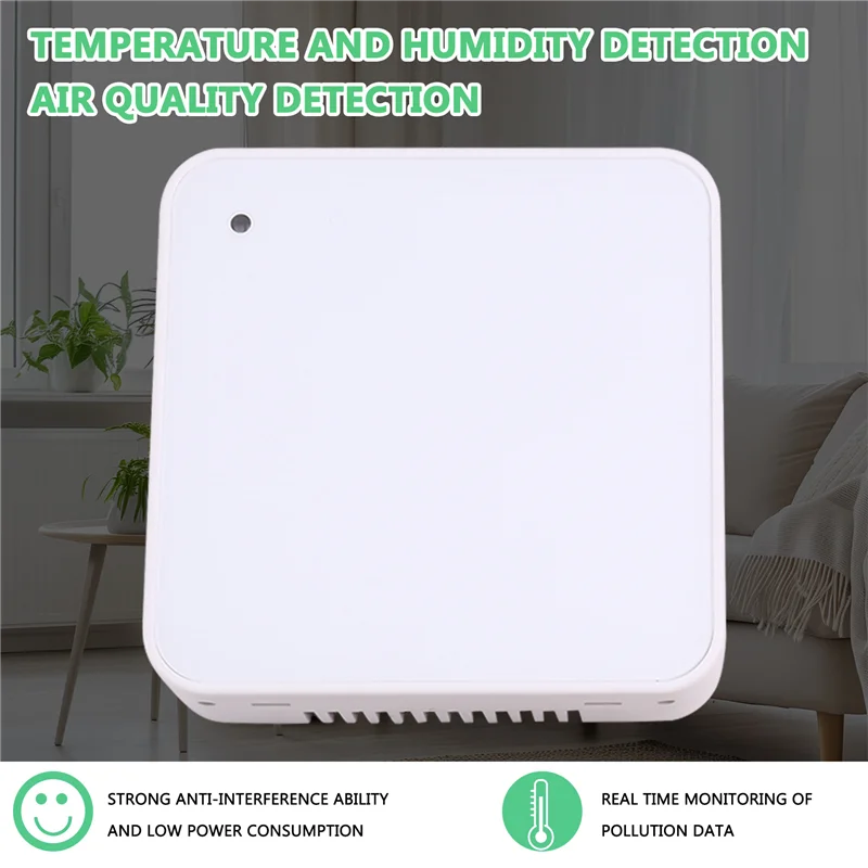 B03B-Multi-Feature 7-In-1 Air Quality Sensor, Precision Monitoring Of Temperature And Humidity Indoors, DC 24V